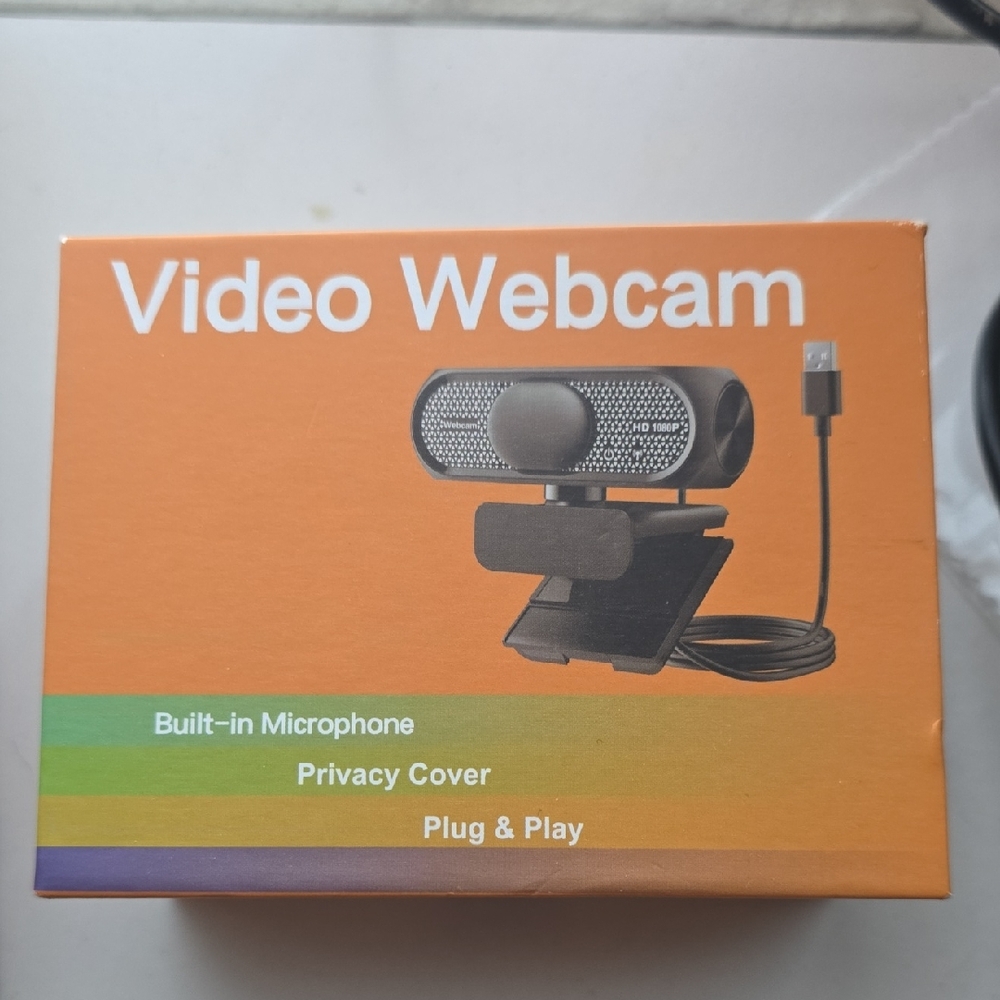 Brand new Shnqgio 1080P HD Webcam – perfect for Zoom, Skype, streaming, or video
